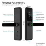 YIYUSJ F1 Indoor fingerprint smart lock - Image 11